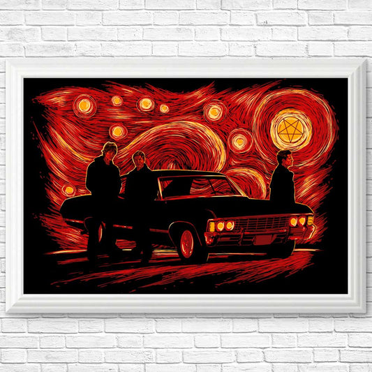 Starry Winchesters (Alt) - Posters & Prints