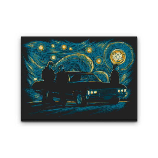 Starry Winchesters - Canvas Print