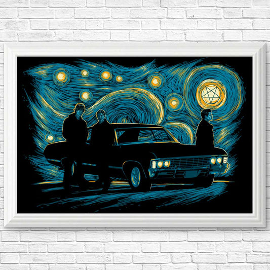 Starry Winchesters - Posters & Prints