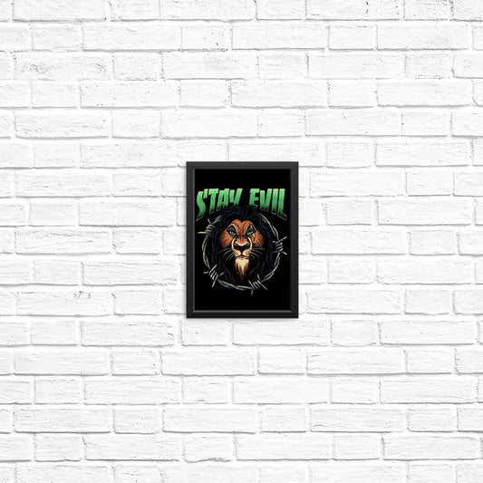 Stay Evil - Posters & Prints