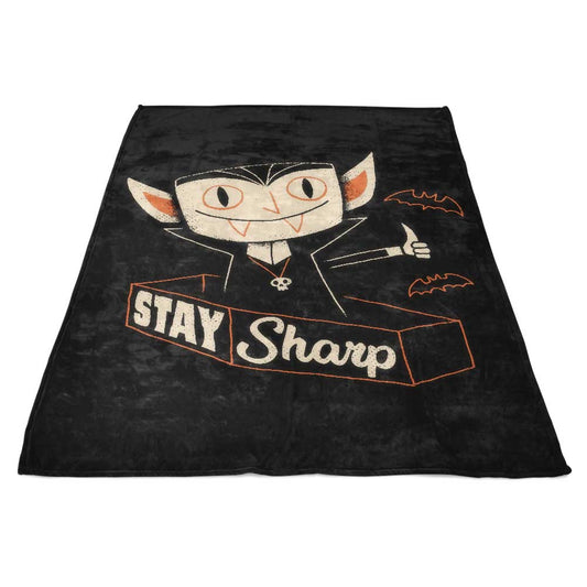 Stay Sharp - Fleece Blanket