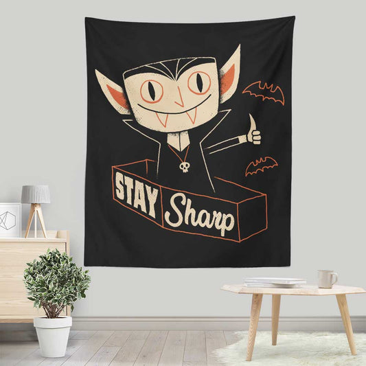 Stay Sharp - Wall Tapestry