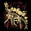 Stegosaurus Fossils - Fleece Blanket