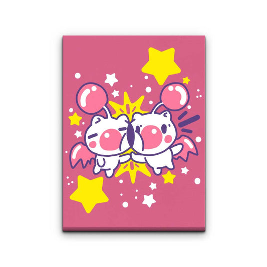 Stick Friends - Canvas Print