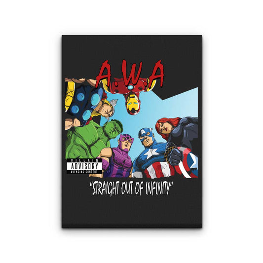 Straight Outta Infinity - Canvas Print