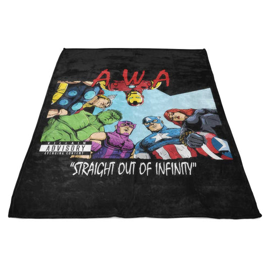Straight Outta Infinity - Fleece Blanket