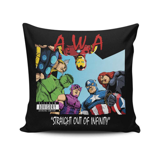 Straight Outta Infinity - Throw Pillow