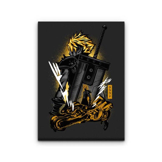 Strife and Fenrir - Canvas Print