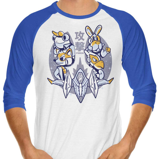Strike Force - 3/4 Sleeve Raglan T-Shirt