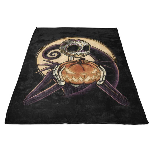 Sugar Skellington - Fleece Blanket