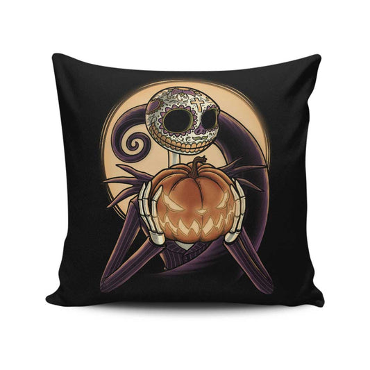 Sugar Skellington - Throw Pillow