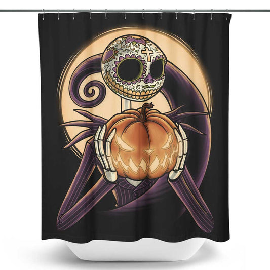 Sugar Skellington - Shower Curtain