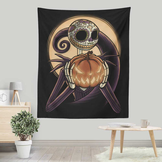 Sugar Skellington - Wall Tapestry