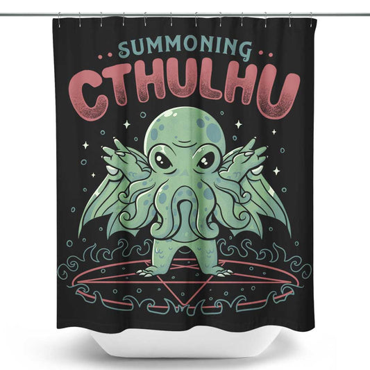 Summoning Cthulhu - Shower Curtain