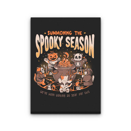 Summoning the Spooky Season - Canvas Print