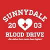 Sunnydale Blood Drive - Shower Curtain