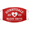 Sunnydale Blood Drive - Face Mask