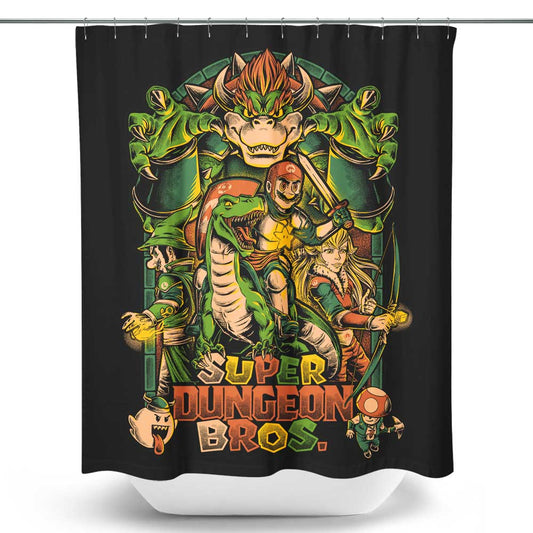 Super Dungeon Bros. - Shower Curtain