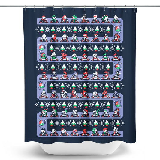 Super Holiday Kart - Shower Curtain