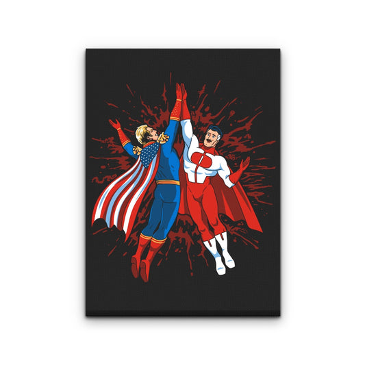 Super Maniac Friends - Canvas Print