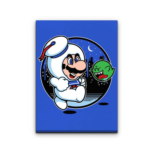 Super Marshmallow Bros. - Canvas Print