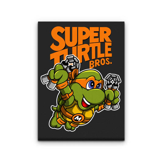 Super Mikey Bros - Canvas Print