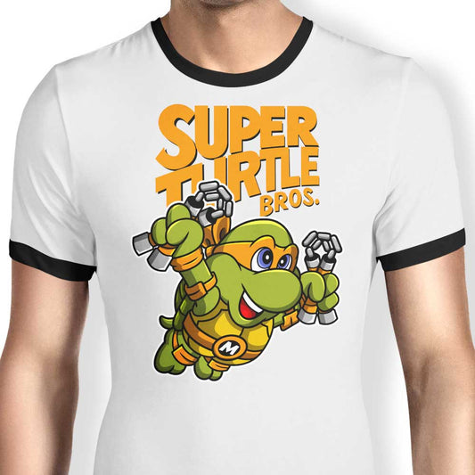 Super Mikey Bros - Ringer T-Shirt