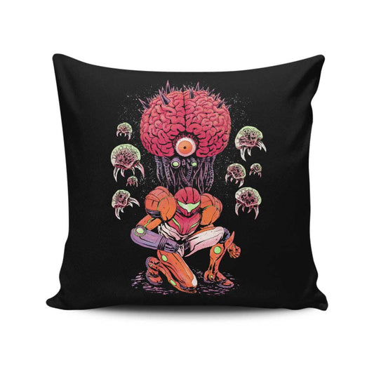 Super Mother Brain - Throw Pillow