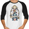 Super Old School Gamer - 3/4 Sleeve Raglan T-Shirt