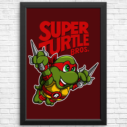 Super Raph Bros - Posters & Prints