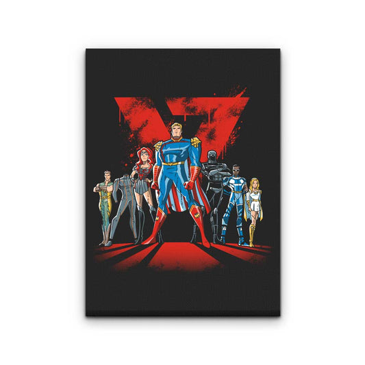 Supes League - Canvas Print