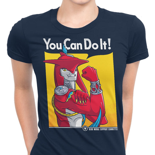 Supportive Shark Man - Women's Apparel