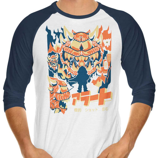 Surrounded - 3/4 Sleeve Raglan T-Shirt