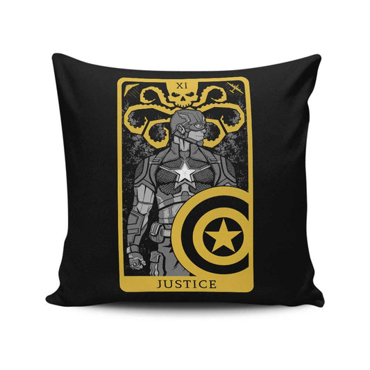 Tarot: Justice - Throw Pillow