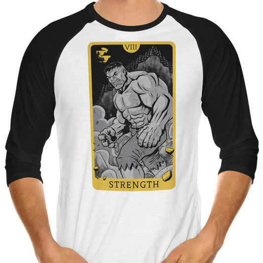 Tarot: Strength - 3/4 Sleeve Raglan T-Shirt