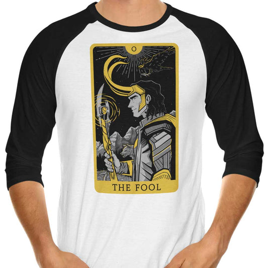 Tarot: The Fool - 3/4 Sleeve Raglan T-Shirt