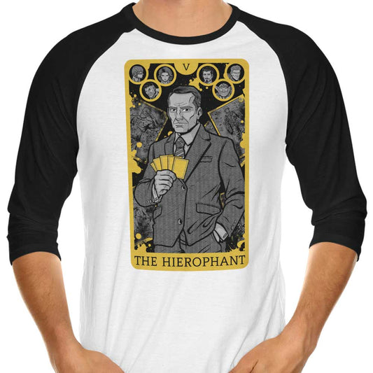 Tarot: The Hierophant - 3/4 Sleeve Raglan T-Shirt