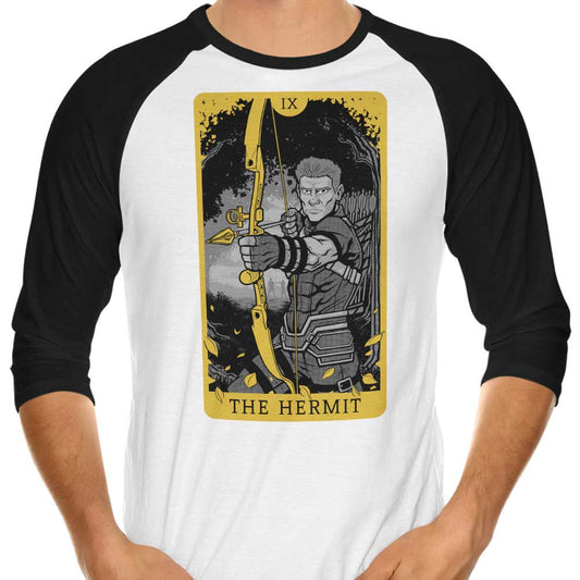 Tarot: The Hermit - 3/4 Sleeve Raglan T-Shirt