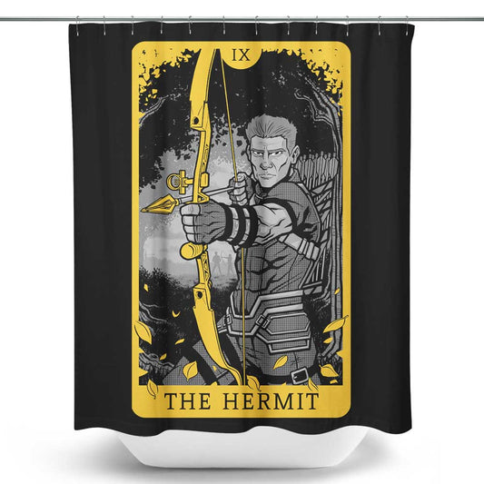 Tarot: The Hermit - Shower Curtain