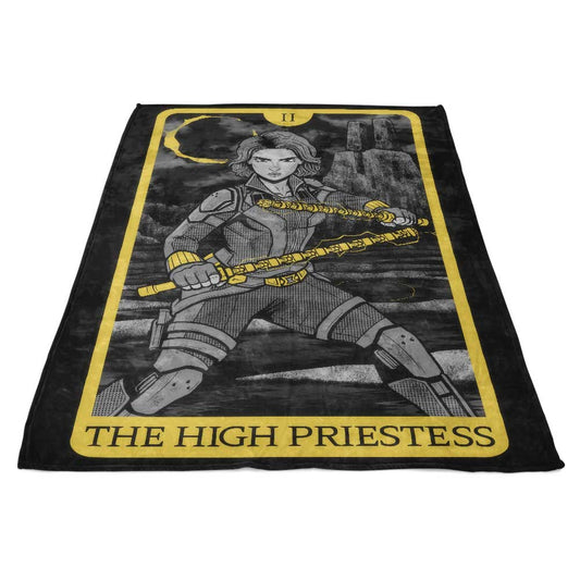 Tarot: The High Priestess - Fleece Blanket