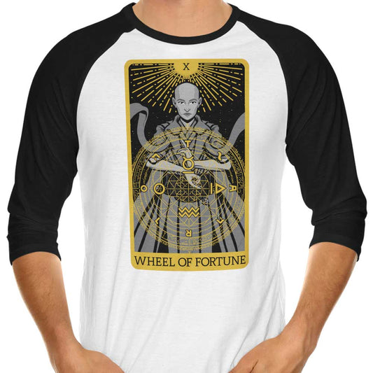 Tarot: Wheel of Fortune - 3/4 Sleeve Raglan T-Shirt