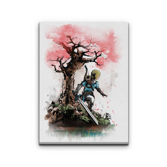 Tears Under the Tree - Canvas Print