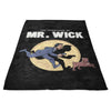 The Adventures of Mr. Wick - Fleece Blanket