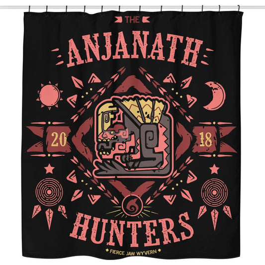 The Anjanath Hunters - Shower Curtain