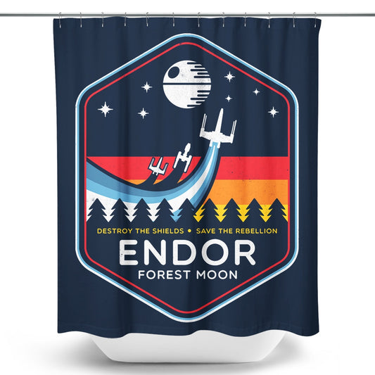 The Battle of Endor - Shower Curtain