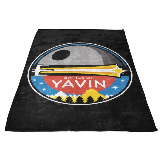 The Battle of Yavin - Fleece Blanket