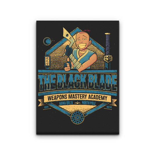 The Black Blade - Canvas Print