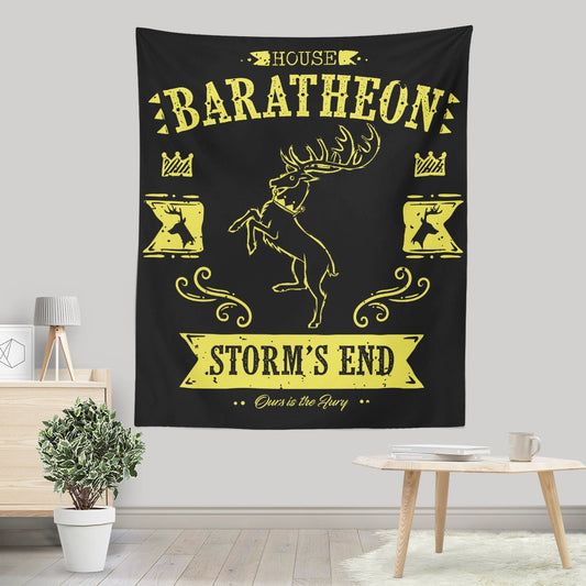 The Black Stag - Wall Tapestry