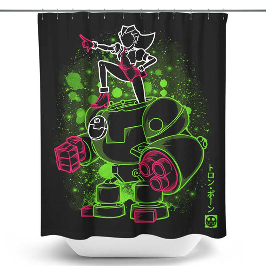 The Bonne Power - Shower Curtain