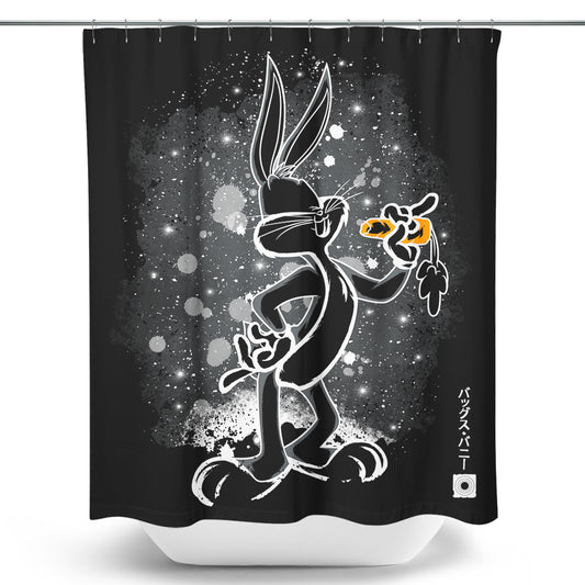 The Bunny - Shower Curtain